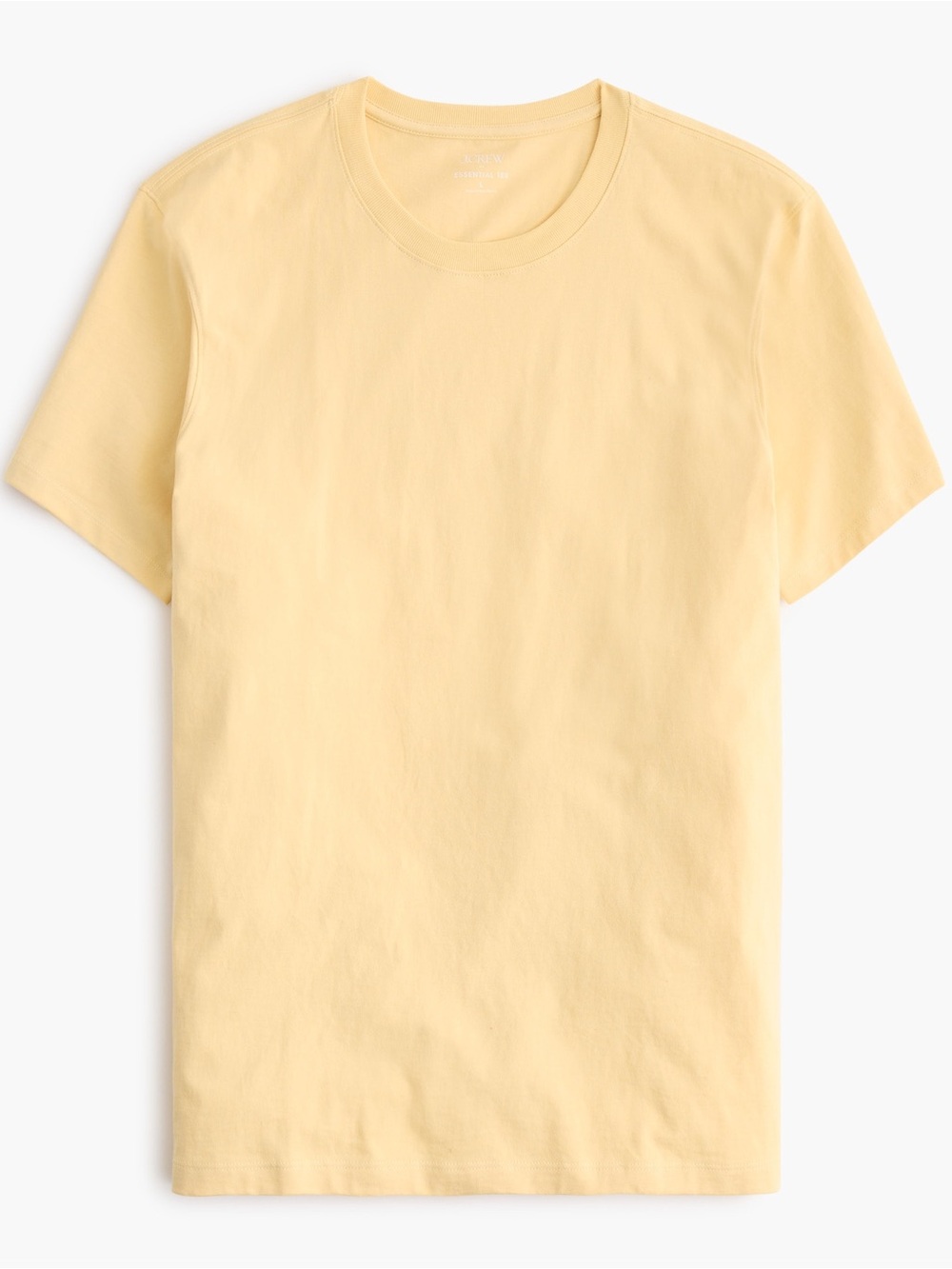 J crew essential tee yellow